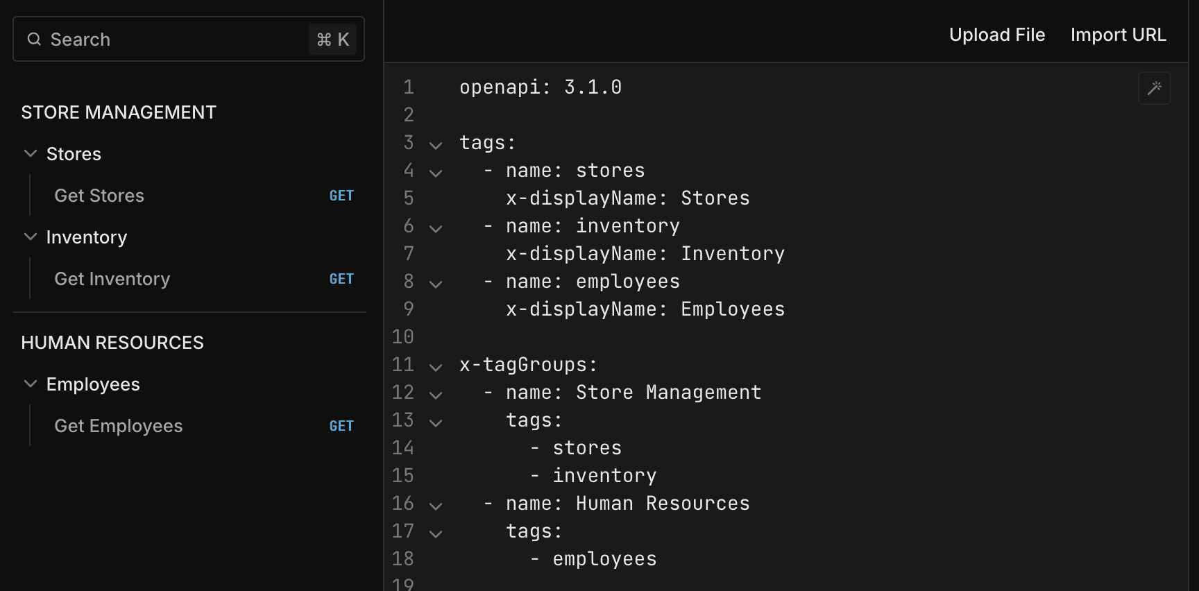 Screenshot of Scalar interpreting tag groups