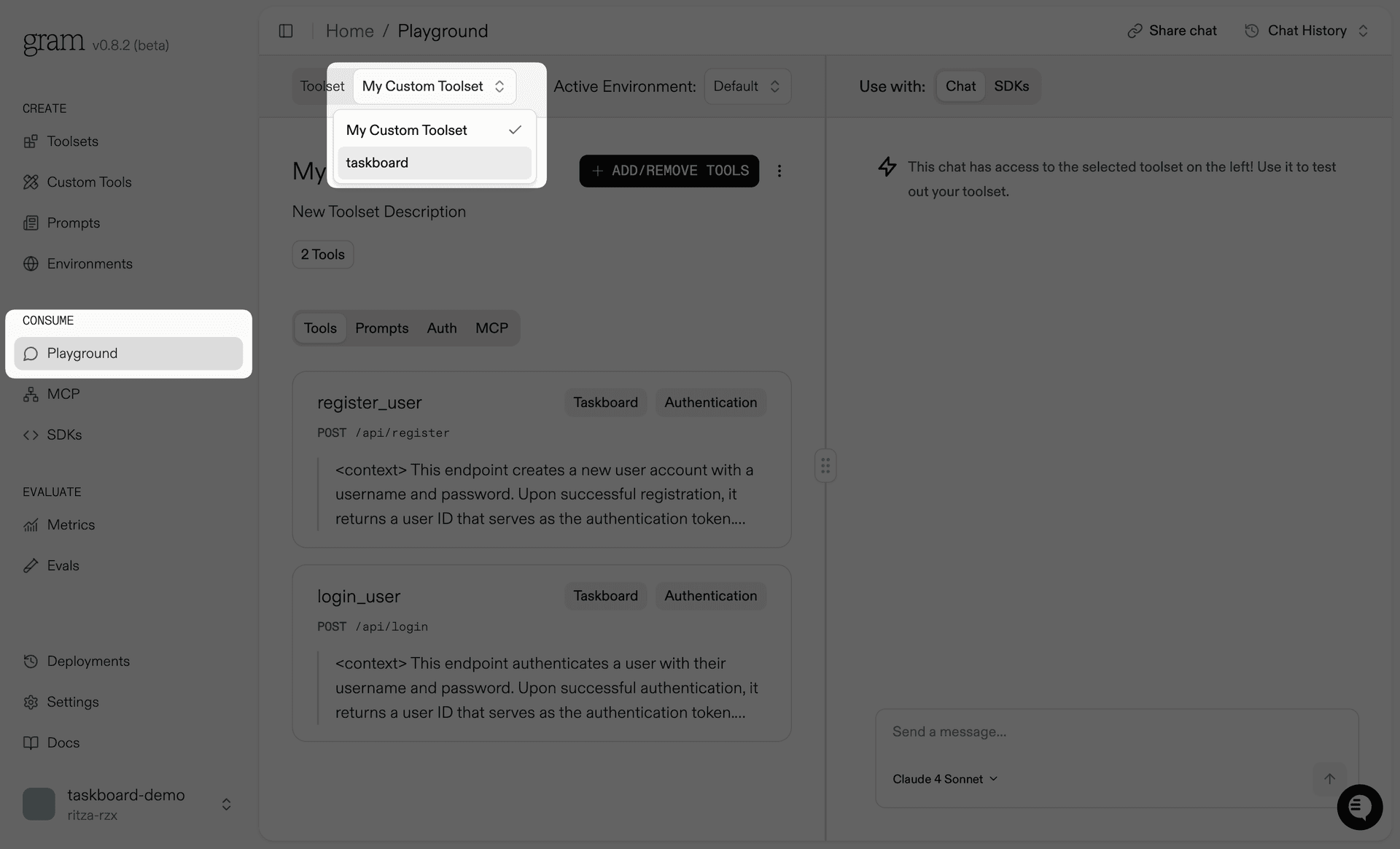 Opening the playground