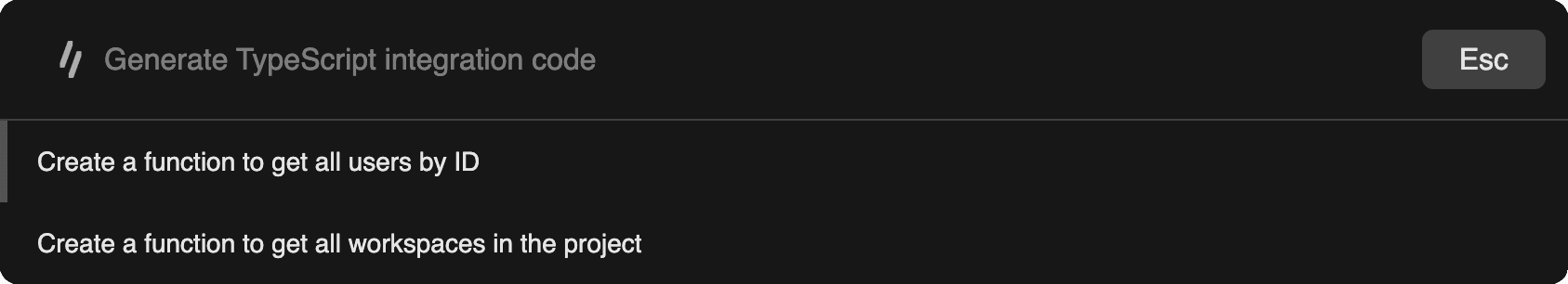 Screenshot of SnippetAI's chat interface